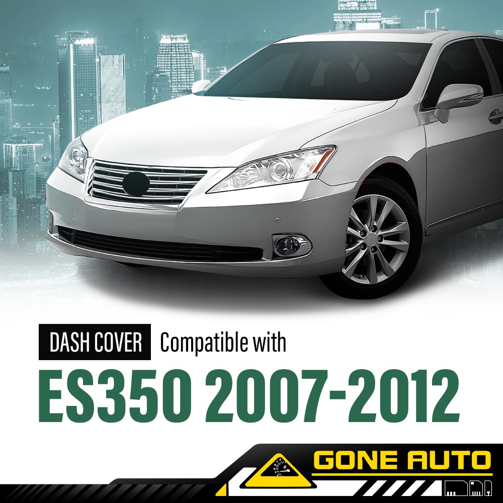 Soft Rubberized Dash Cover Overlay Fit For 2007-2012 Lexus ES350 Dash Protector