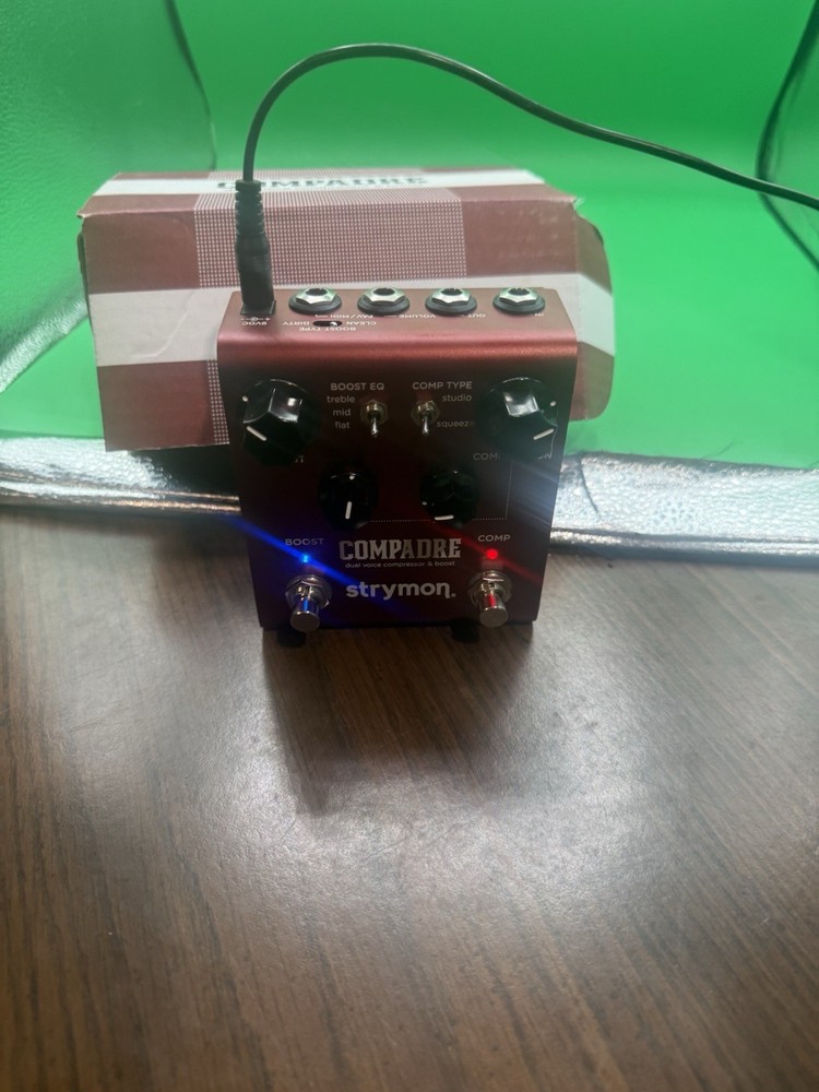 Strymon Compadre Dual Voice Compressor & Boost With Box Tested