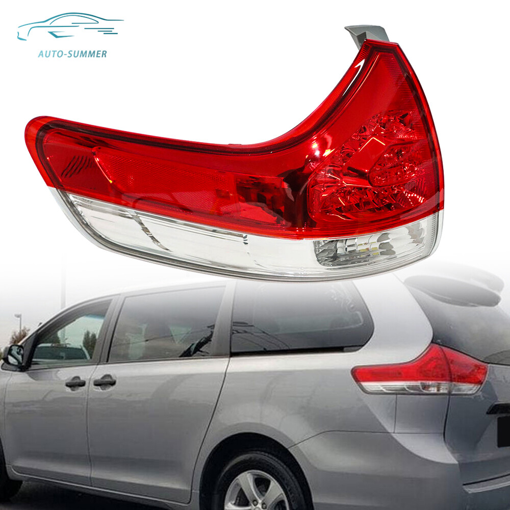 For 2011-2014 Toyota Sienna Brake Lamp  Red Outer Driver Left Side Tail Light