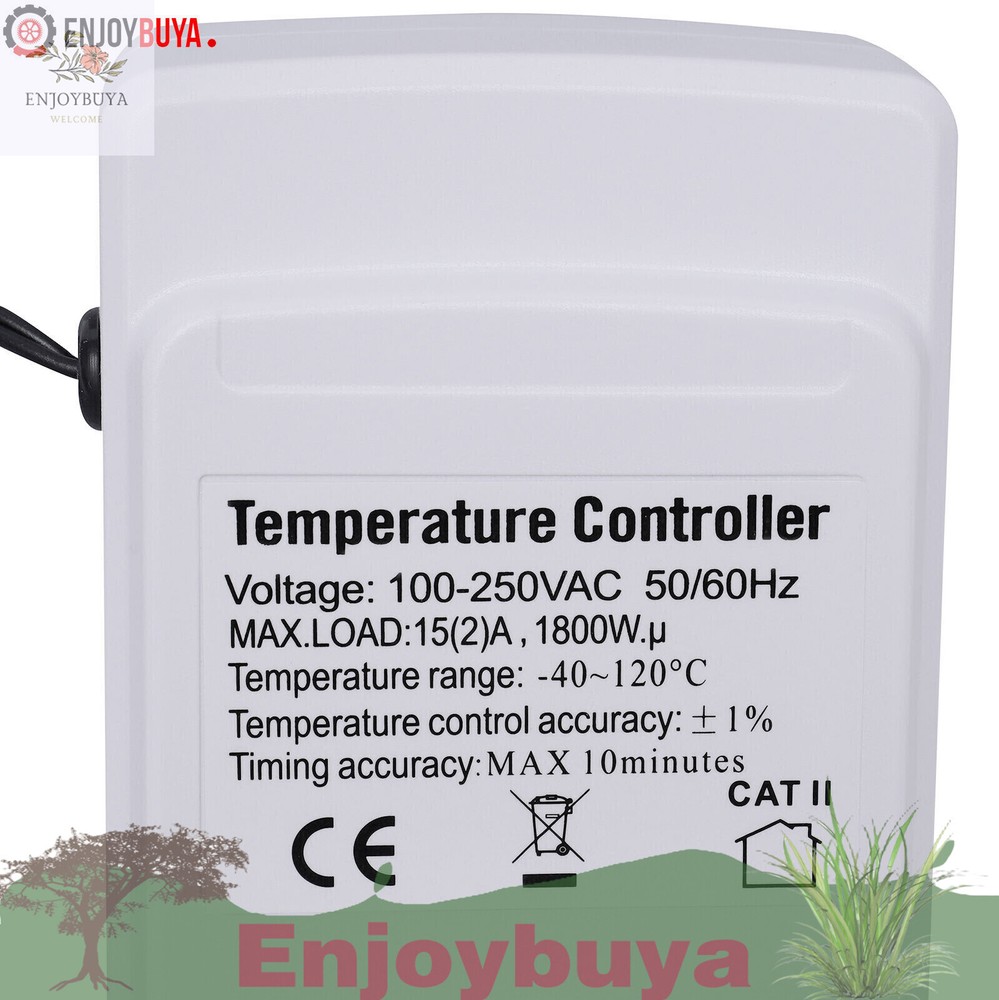 LCD DIGITAL PLUG IN THERMOSTAT TIMER SWITCH SOCKET TEMPERATURE CONTROLLER SWITCH