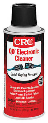 CRC 05101 4.5-oz. Quick-Dry Electronics Cleaner Aerosol - Quantity 12