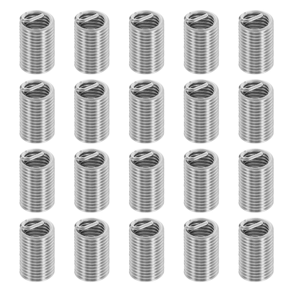 20pcs Wire Thread Inserts 10#-32 UNF 3D 14.4mm Helical Threaded Sleeve