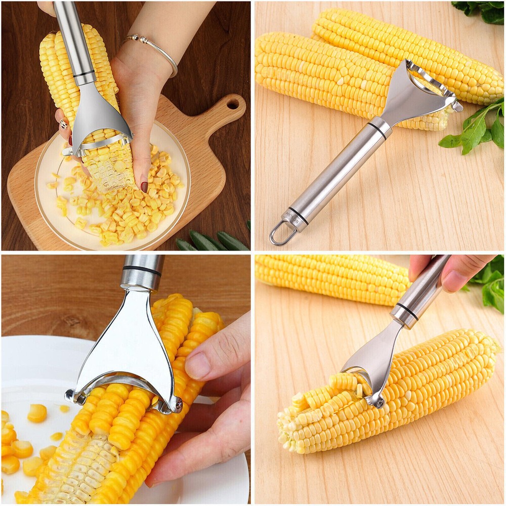 1 Pack Corn Peeler Thresher Tool Kitchen Cob Kerneler Cutter Stripper Remover