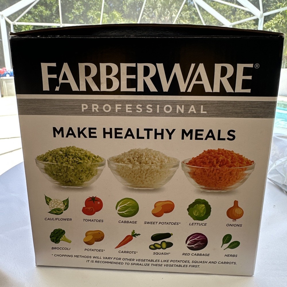 Farberware Rice-N-Slice Manual Vegetable Ricer Open Box, New