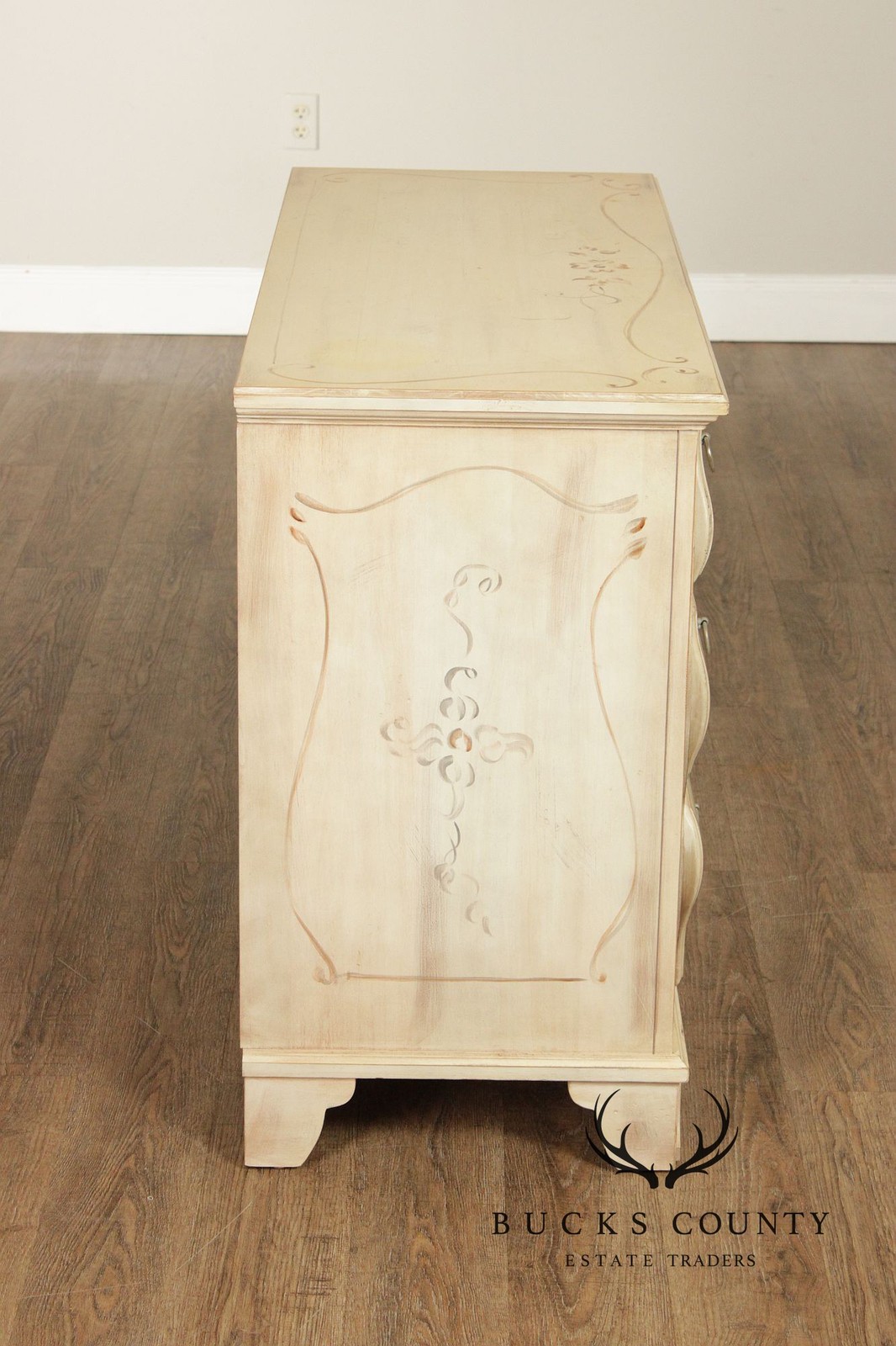 Ethan Allen 'Legacy' Paint Decorated Chest of Drawers