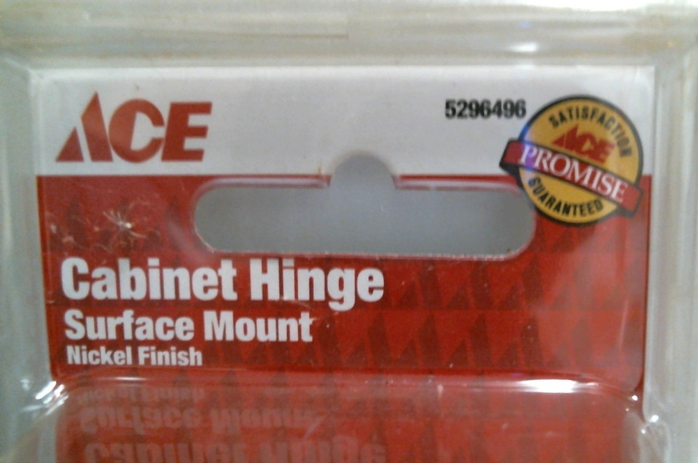 ACE Cabinet Hinge, Surface Mount, 1" 2 pk. (5296496) FS