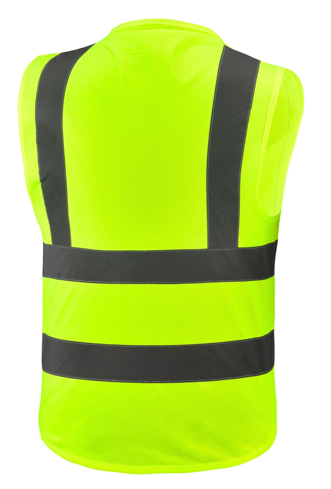 Crew Yellow High Visibility Safety Vest With 2 Pockets