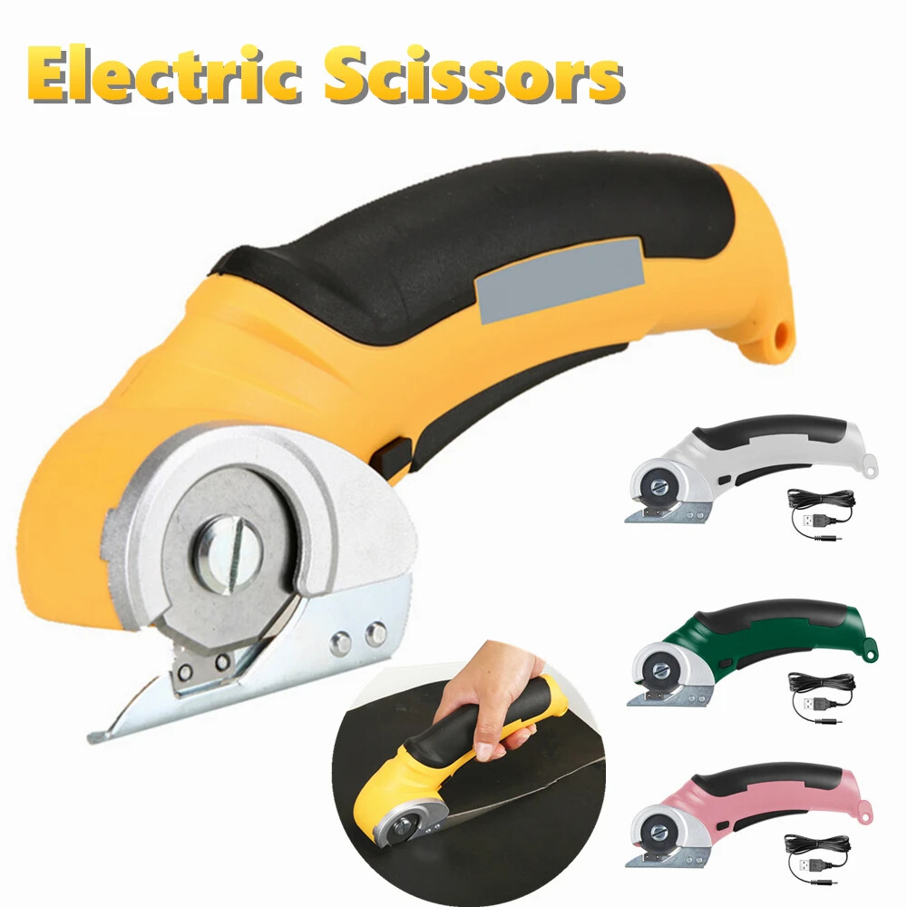 Small Electric Scissors Fast Cutting Fabric Leather Cutting Machine Tool