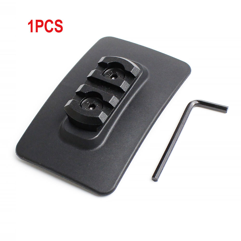 Tactical Helmet Light Fast Attach Mount Adapter Flashlight MLOK Slot Rail Mount