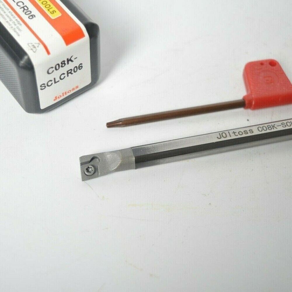 C08K-SCLCR06 Solid-Carbide Lathe Inner Turning Tool Boring Bar Part For CCMT0602