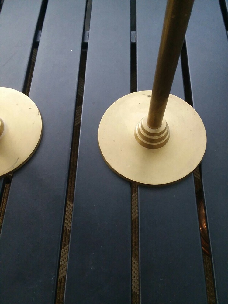 Two Brass Candle Holder Made In India