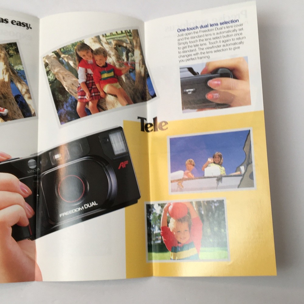 Minolta Freedom Dual 35mm Brochure 1987