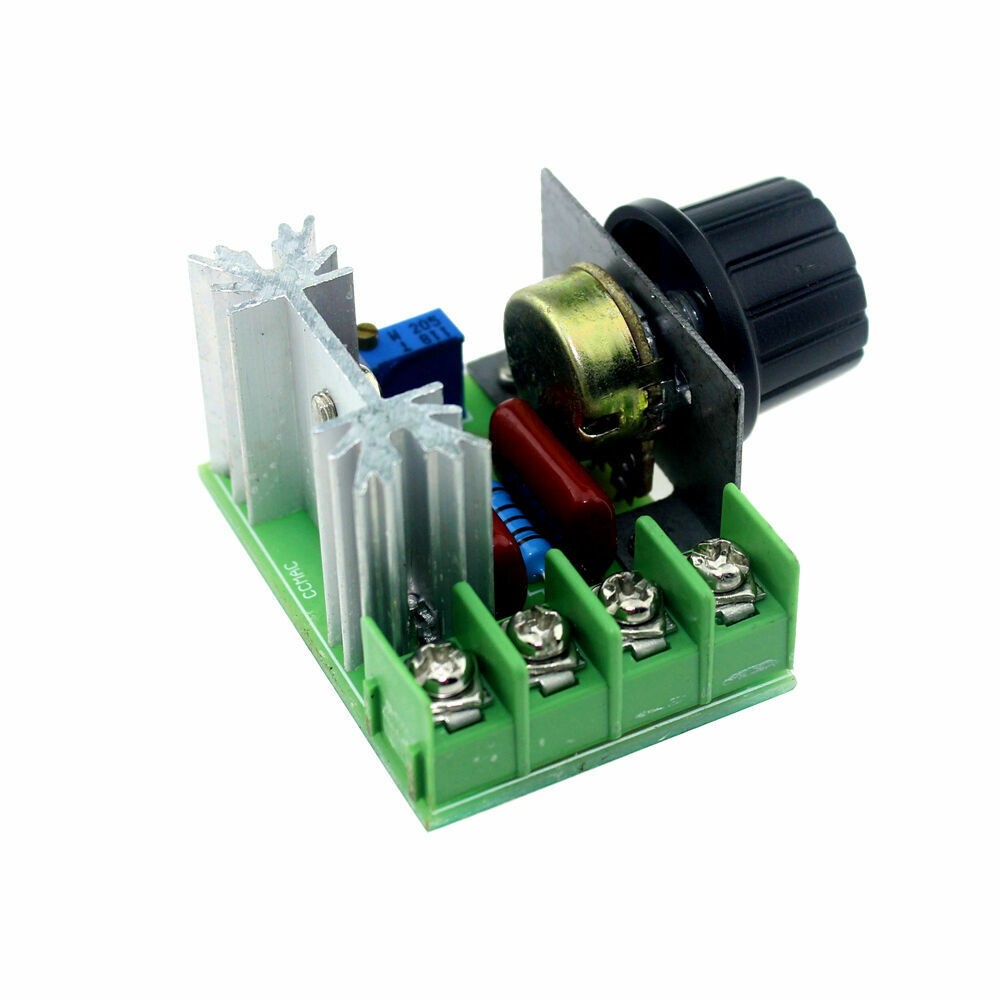 2000W 110V AC SCR Voltage Regulator Adjustable Motor Speed Control Controller