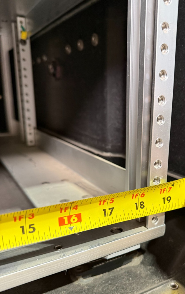 ECS Server 5U Rack Rackmount 19" X 24" Frame Waterproof Black Storage Case