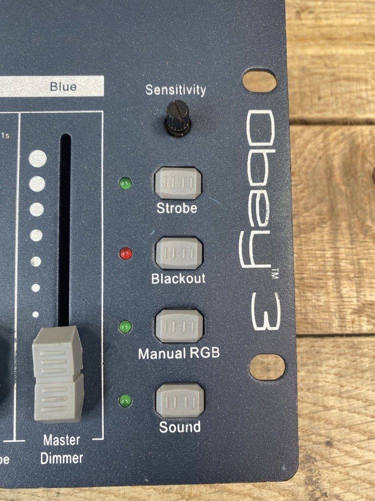 Chauvet Obey 3 LED Lighting Controller DJ TESTED WORKING WITH PLUG IN