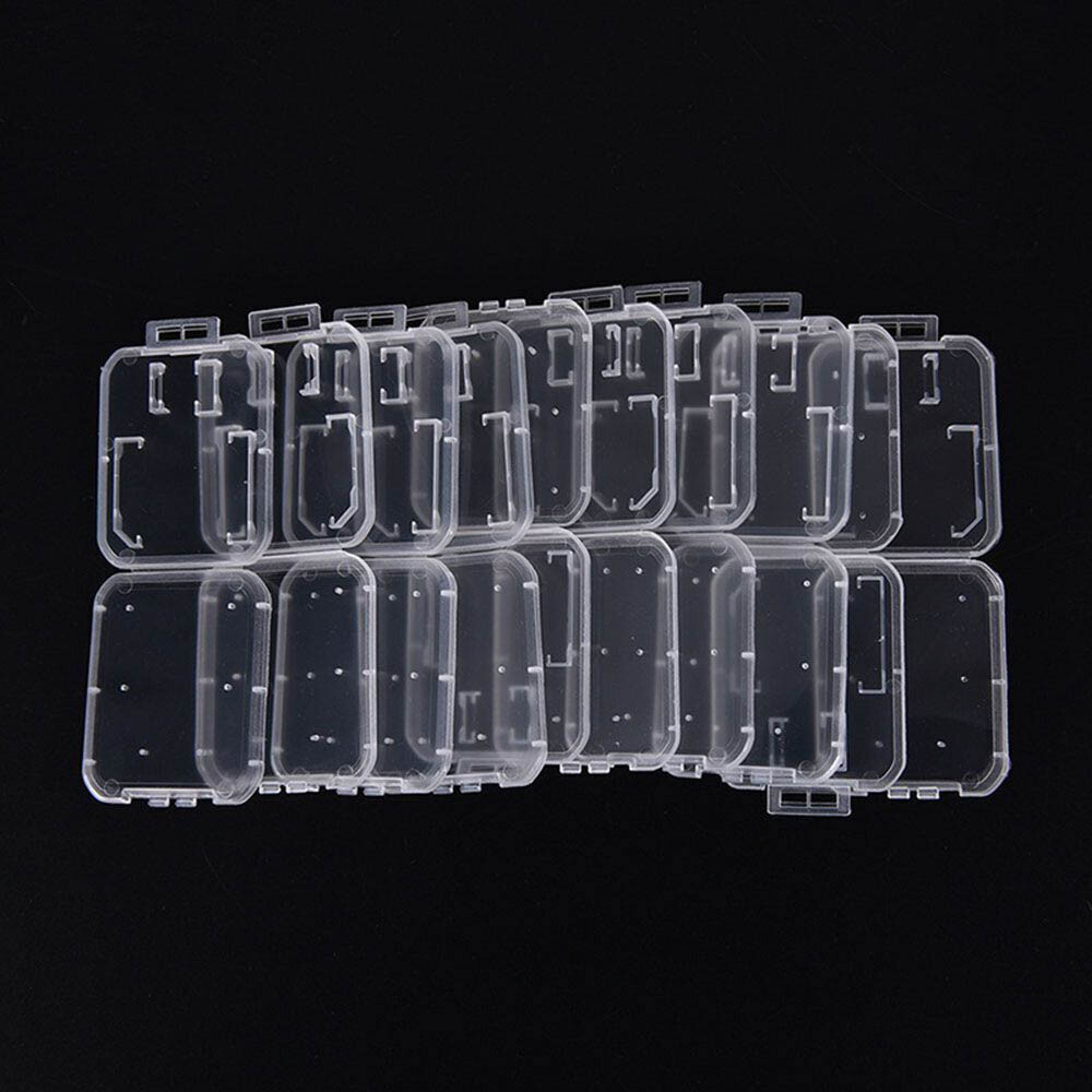 40PC Case Holder for Micro SD SDHC Memory Card Box Storage Hard Plastic N865