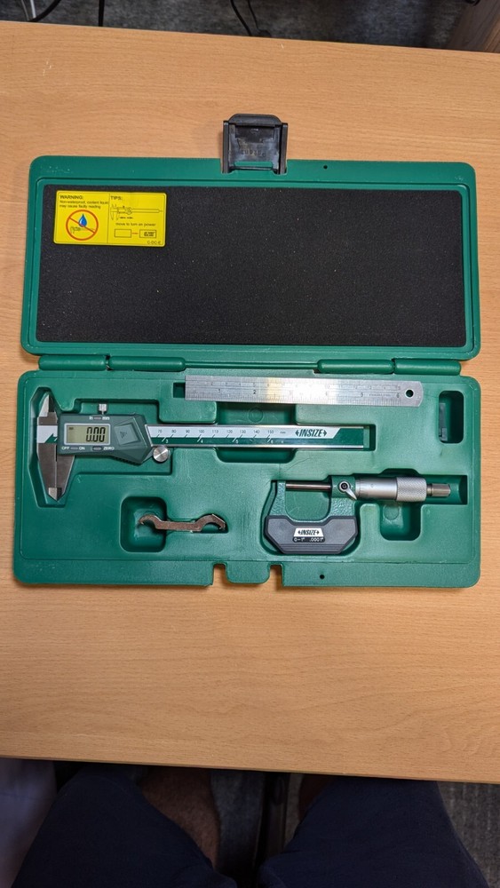 Insize 3-Piece Measuring Tool Set Code 5003-1E (Gene Haas Foundation)