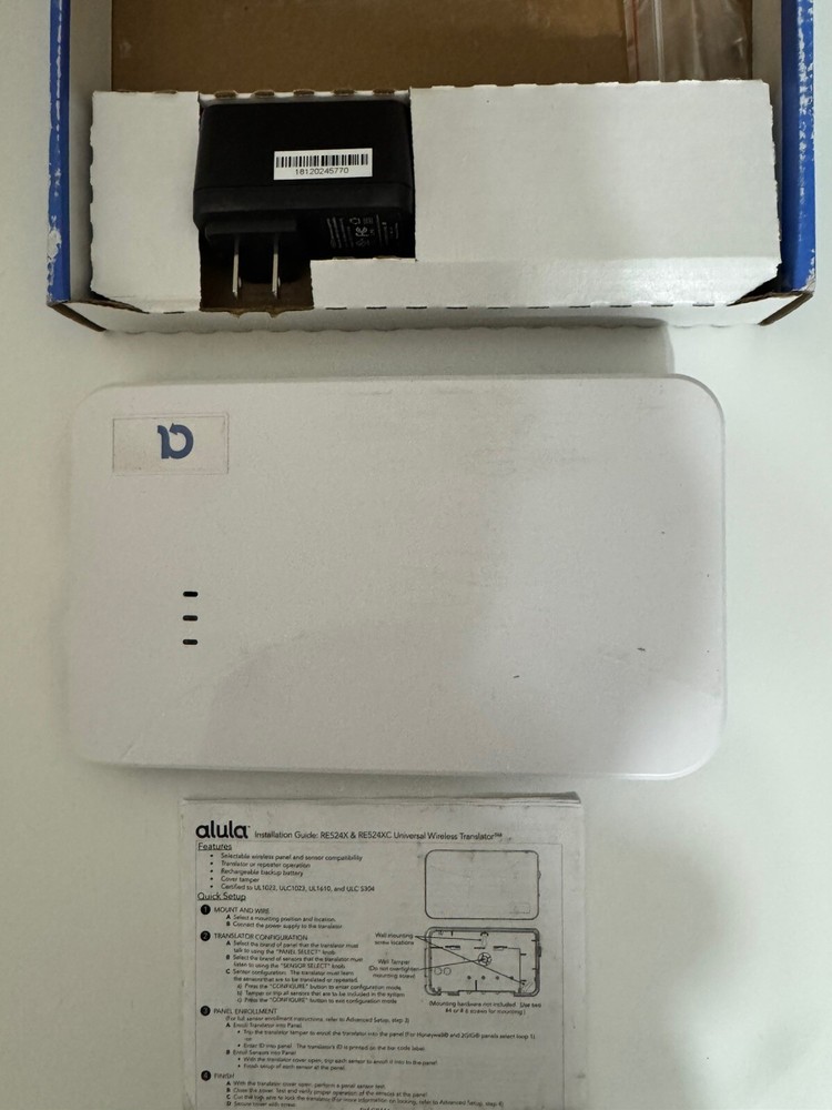 Alula RE524X Universal Wireless Translator - White