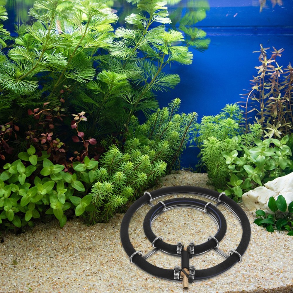 Round Air Bubble Diffuser Rings Panel for Aquariums and Pond Accessories