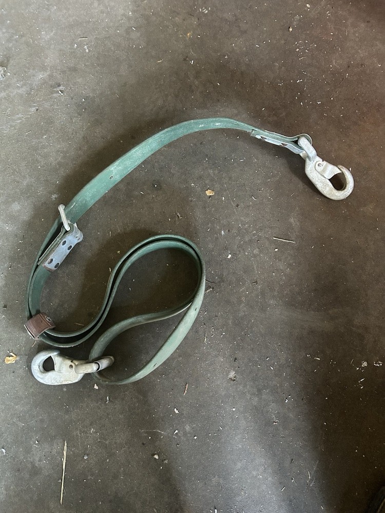 Green Bashlin Secondary Lineman Climbing Strap