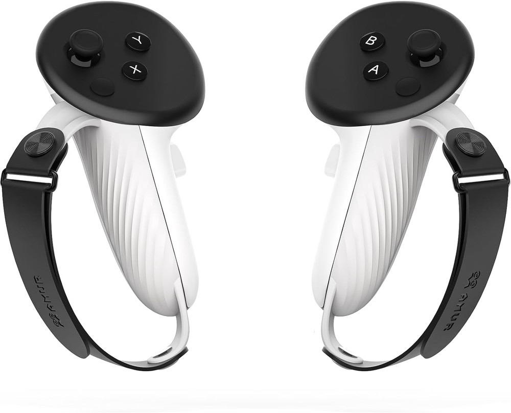 Controller Grips Compatible with Meta/Oculus Quest 3/Quest 3S, Silicone Accessor