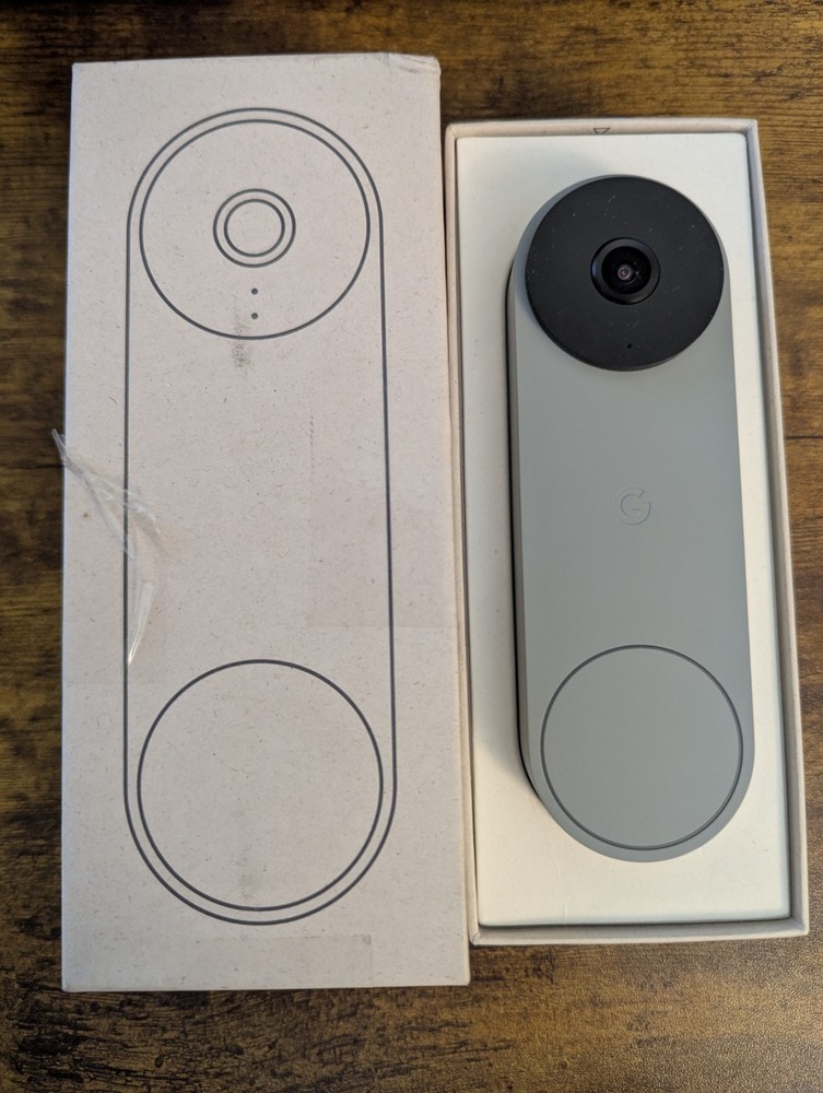 Google Nest Wired Doorbell Camera Hazel Gray