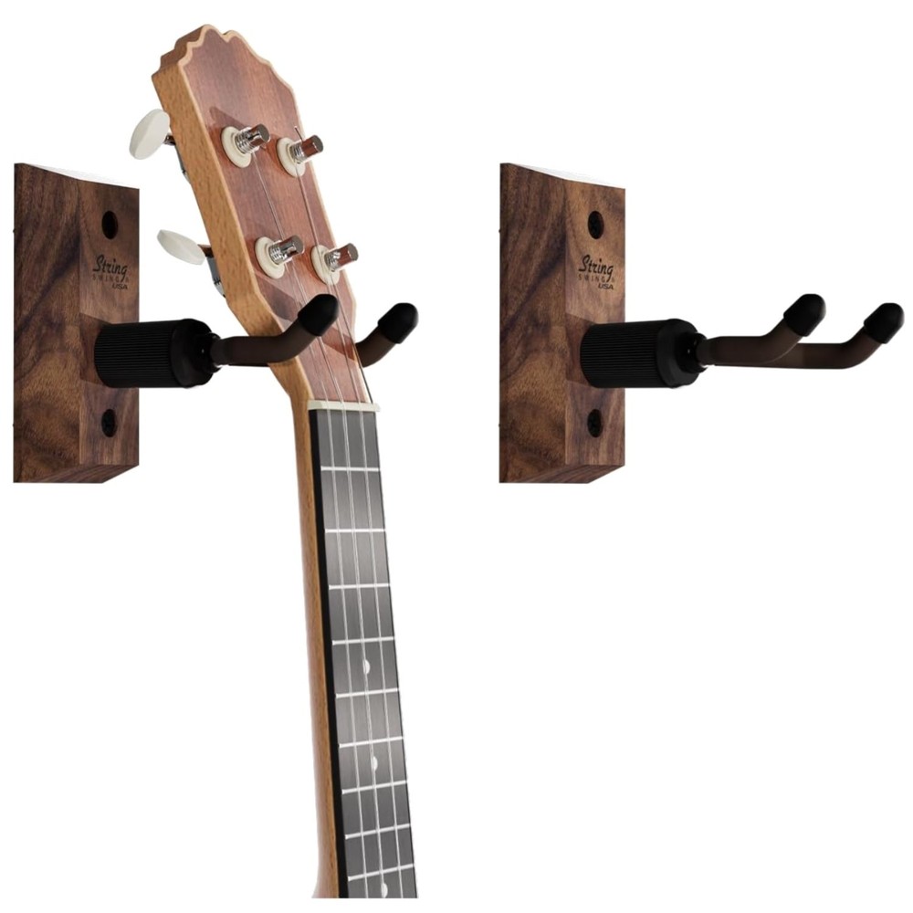 Hardwood Ukulele Wall Mount - 2 Pack