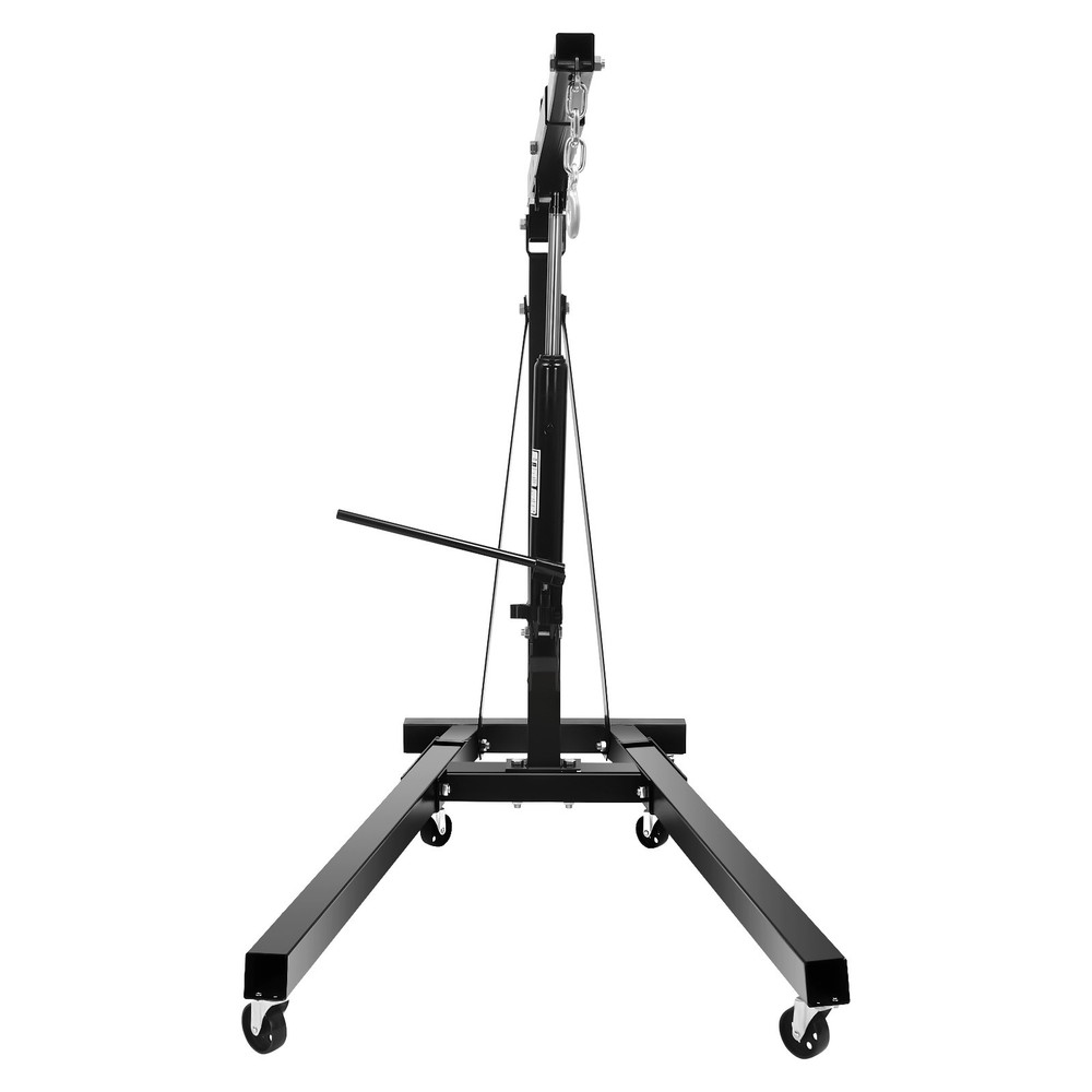 2 Ton Folding Engine Hoist Crane with Adjustable Height and Easy Mobility