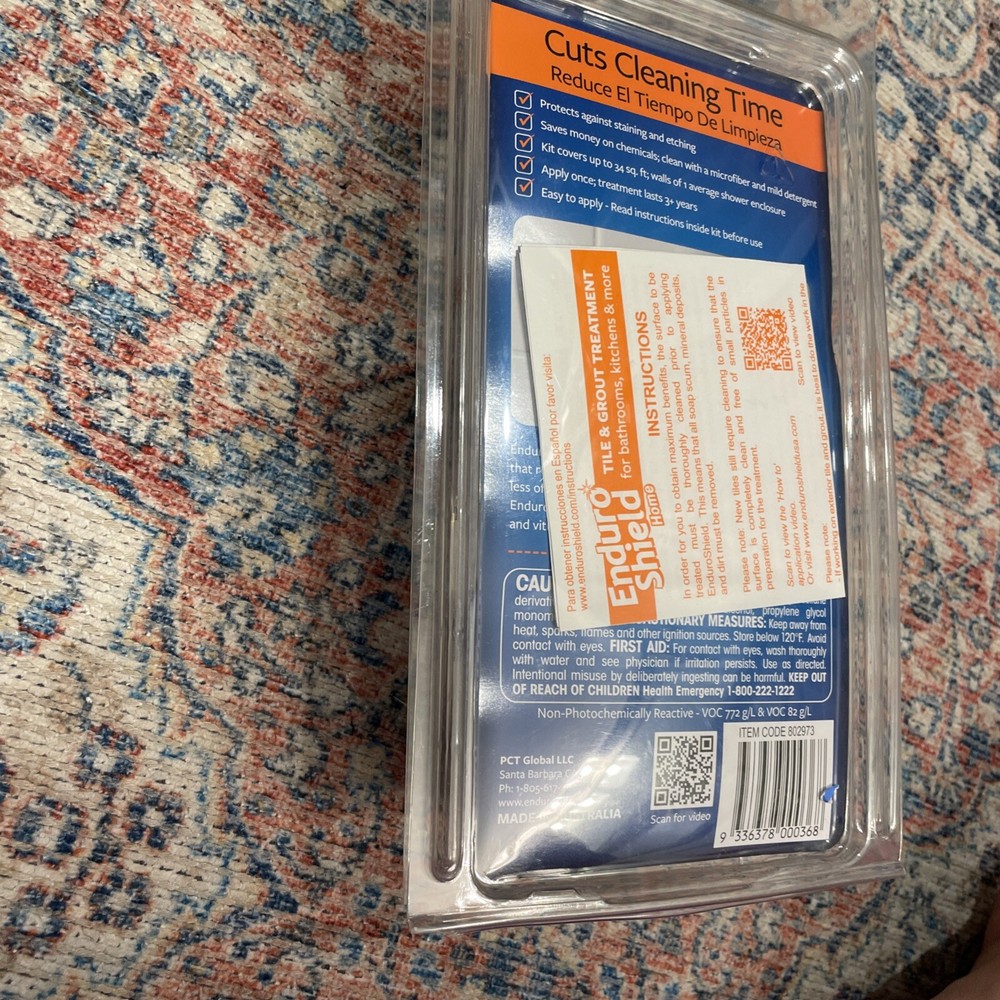 Open Box EnduroShield Tile & Grout Treatment Kit