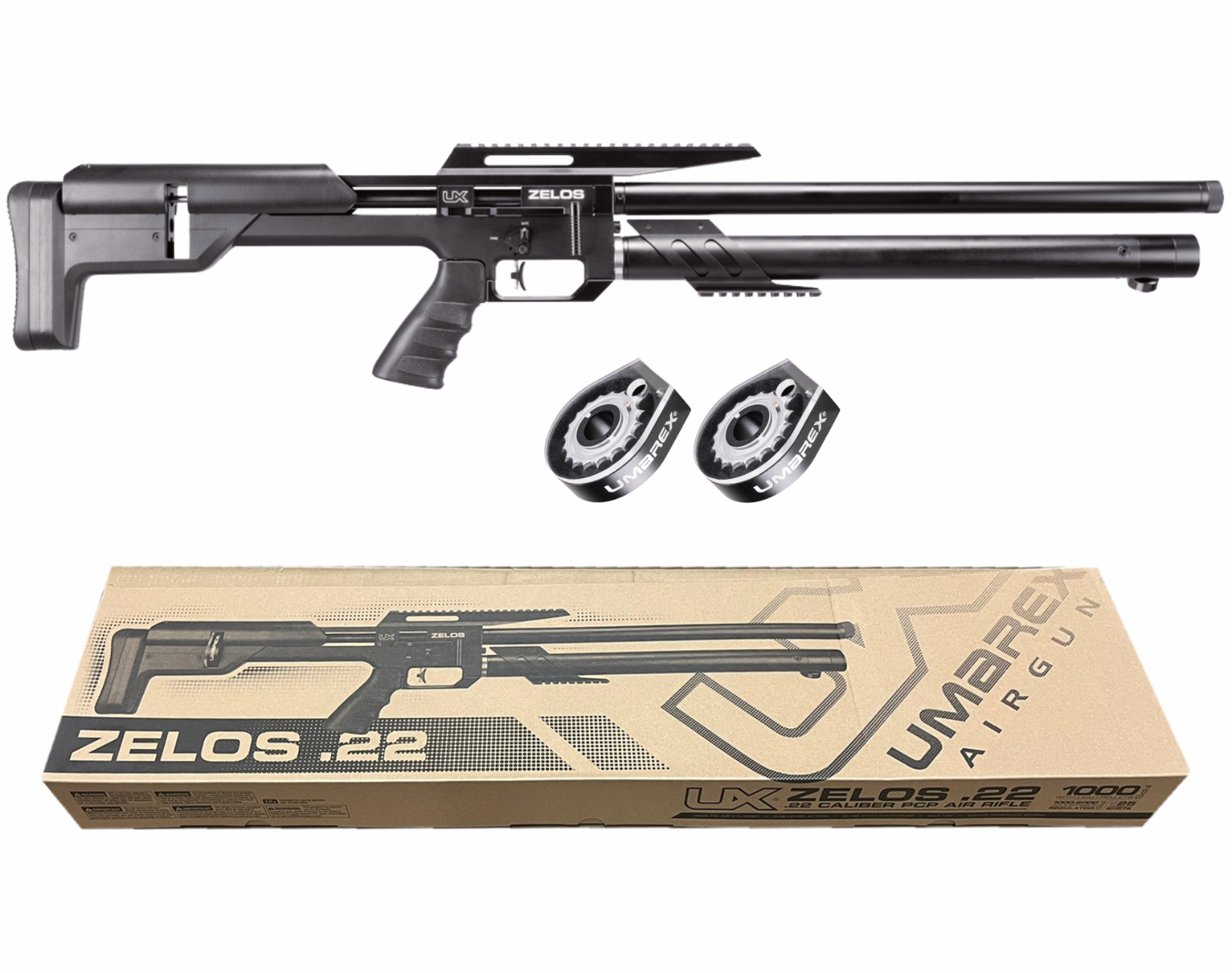 Umarex Zelos .22 Caliber PCP Side-Lever Precision Air Rifle 2251541