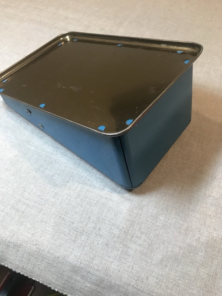 Vintage Metal Tin Wolverine Adding Machine Hand Pull Dial Calculator Pittsburg