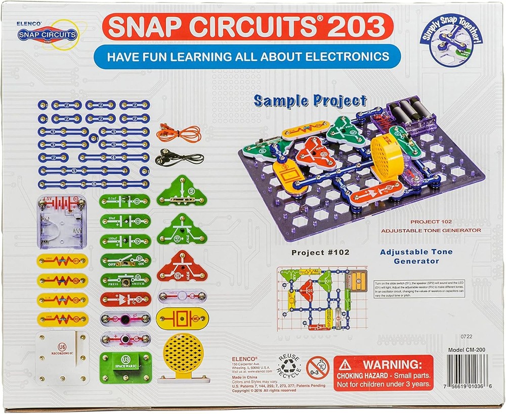 Electronics Exploration Kit with Snap Modules