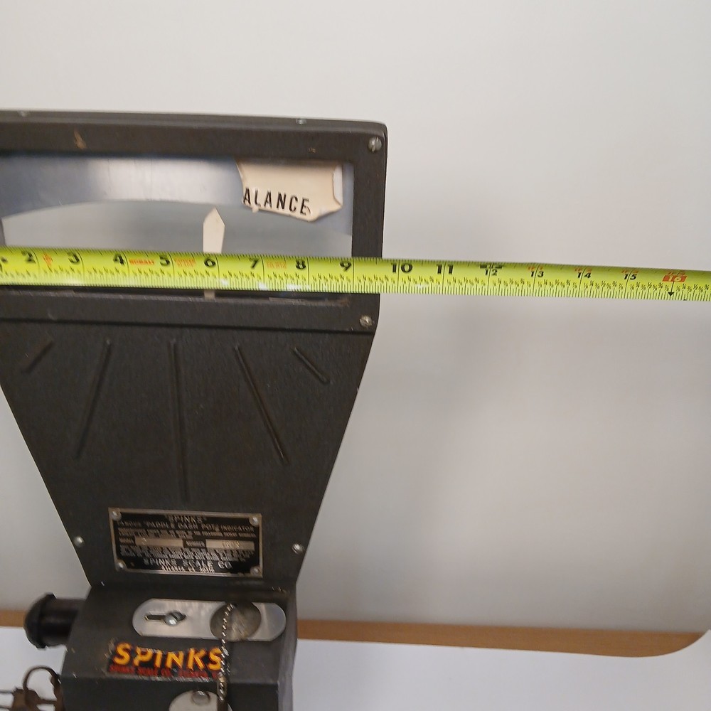 Vintage SPINKS "Paddle Dash Pot" Indicator Scale Model D NOT TESTED