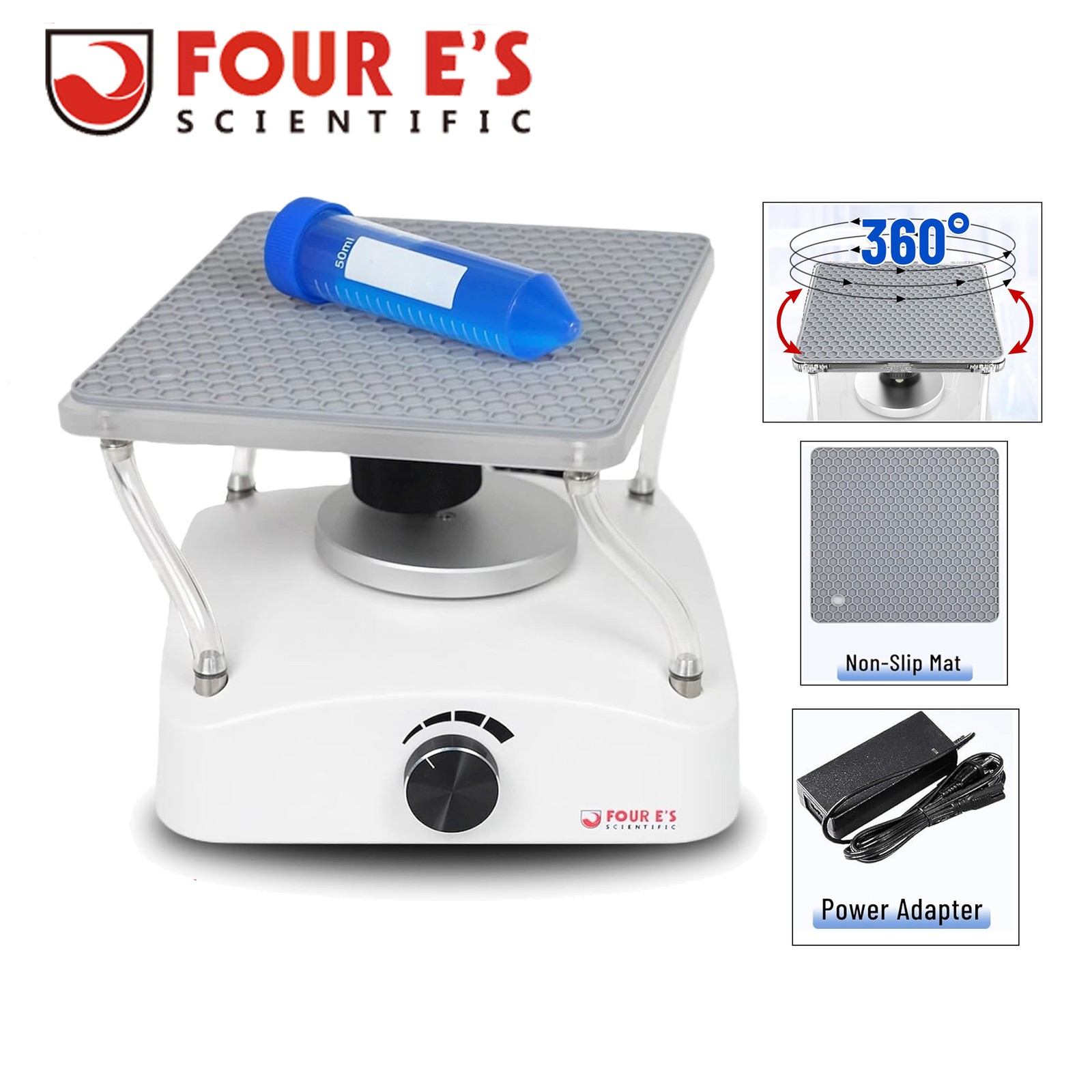 Lab Orbital Shaker Vortex Mixer Lab Mixer Shaker 360°Vibrat Platform Shaker New