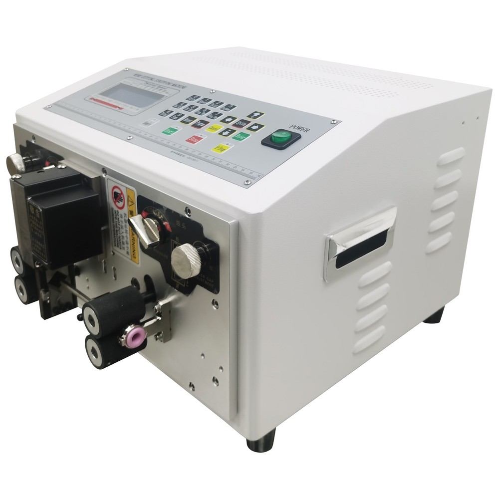 Automatic Computer Wire Stripping Cutting Machine LCD Display Wire Stripper 110V