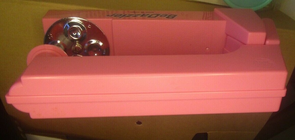 Pink Bedazzler Stud Setting Machine NSI Black box with studs