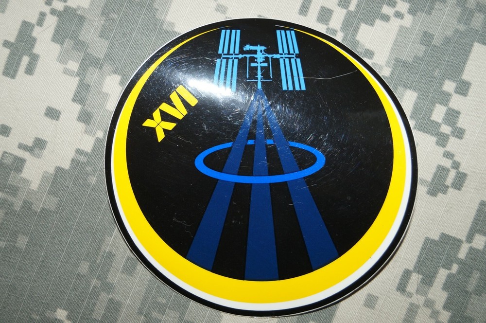 NASA Expedition 16 Mission Decal Space Program ISS International Space Station