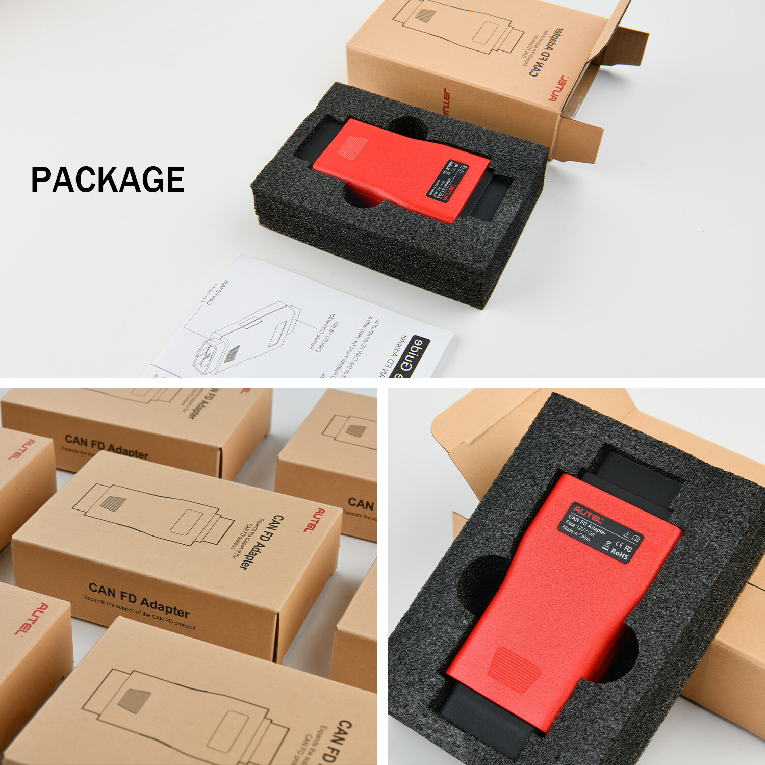 2024 Autel CAN FD Adapter Compatible With Autel VCI For Maxisys Diagnostic Scan