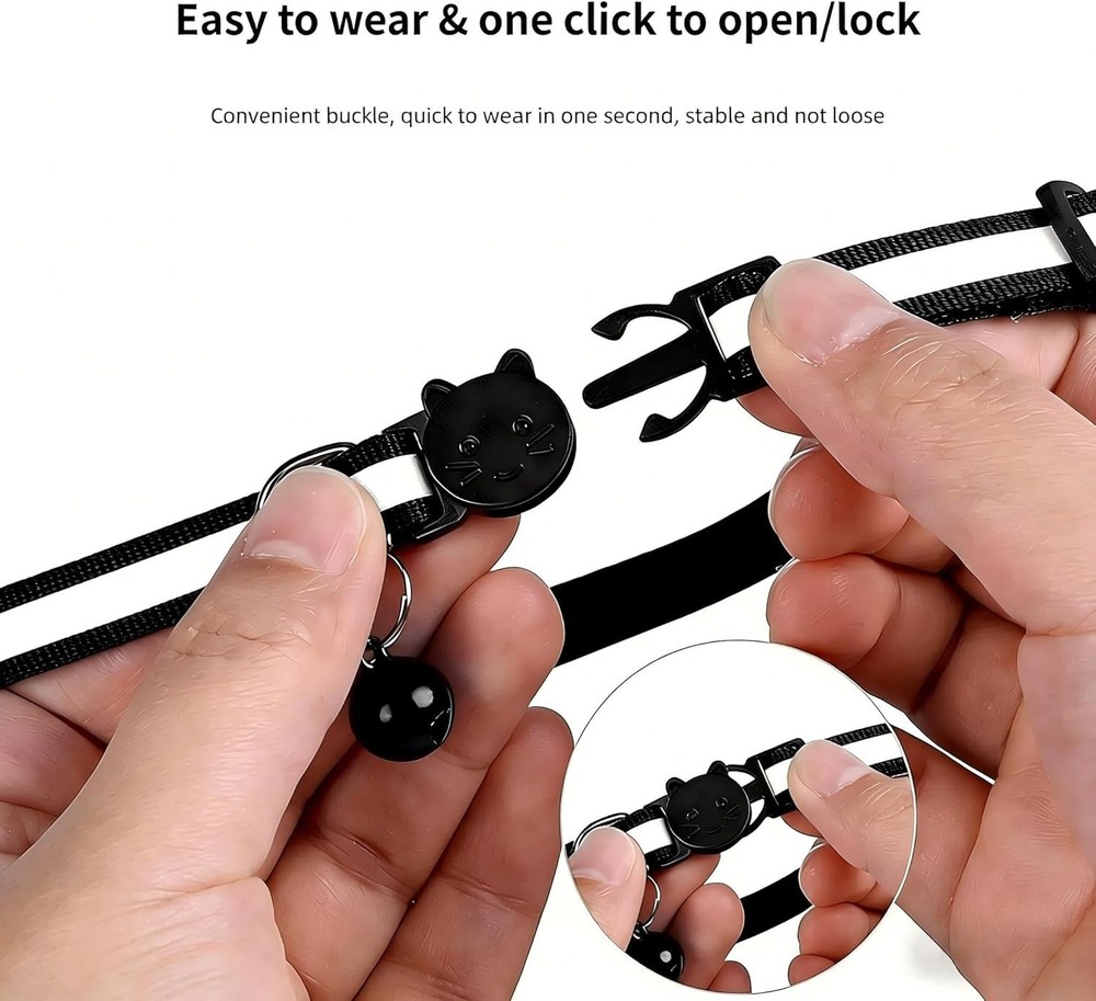 GPS Collar for Cats (Android Only) Smart Tag,Pet Tracker,Waterproof Compatible w