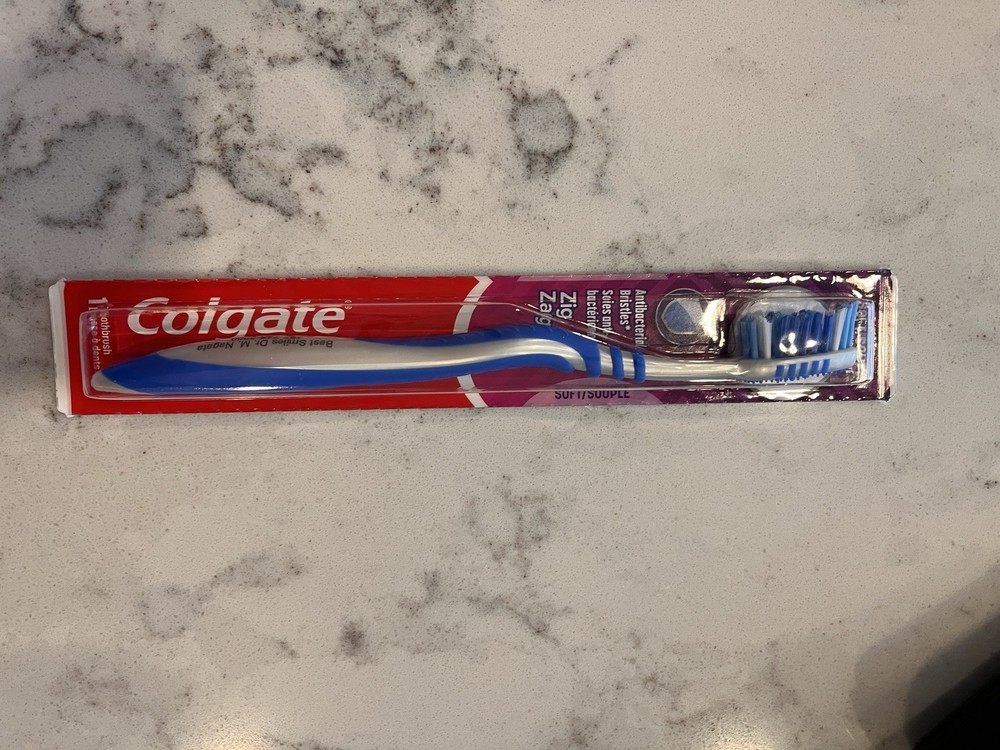 New Colgate Soft Zig Zag Full Head Toothbrush,