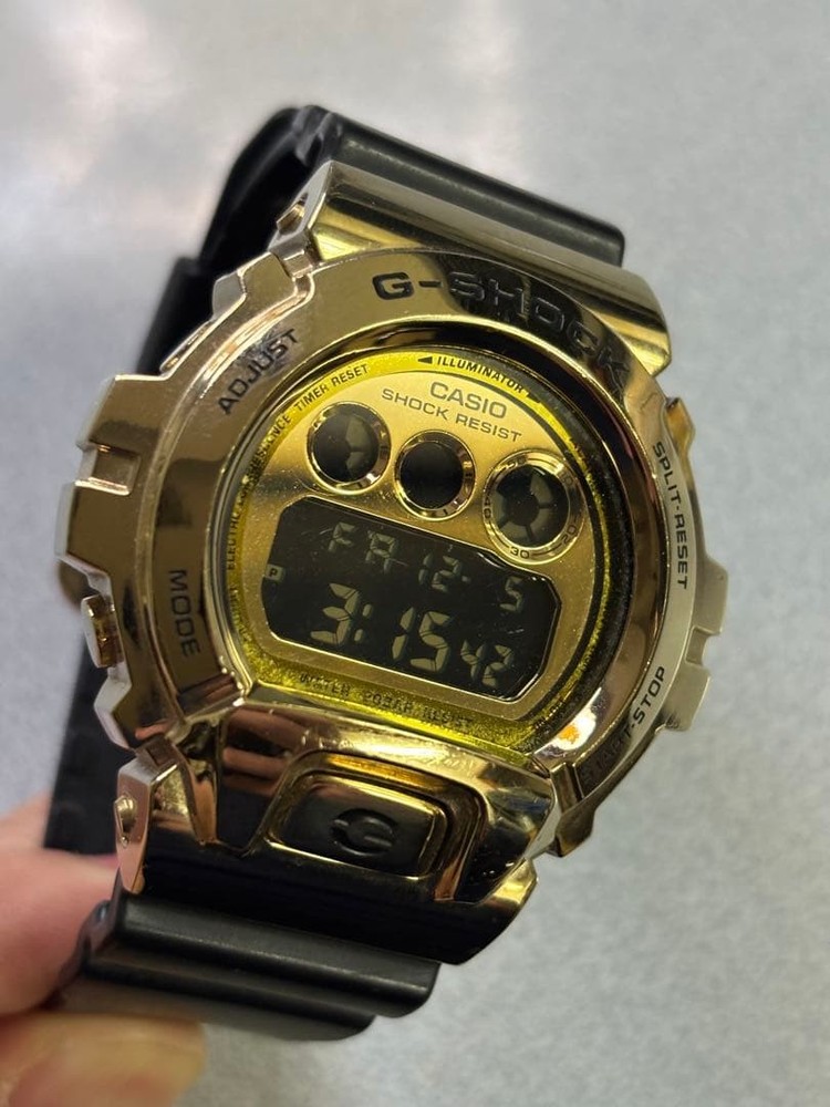 CASIO G SHOCK Gold Black Digital Watch