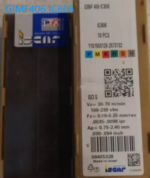 10 PCS  ORIGINAL  INSERTS  GIMF406 IC806