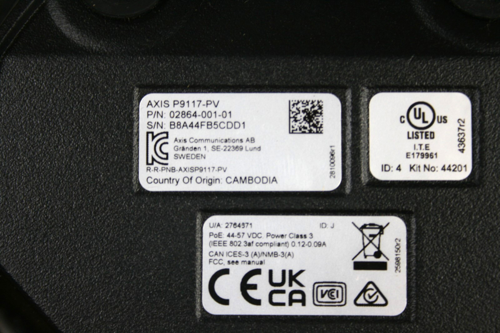 AXIS T8640 PoE+ Over Coax Adapter Kit | 5026-401 Brand New Open Box