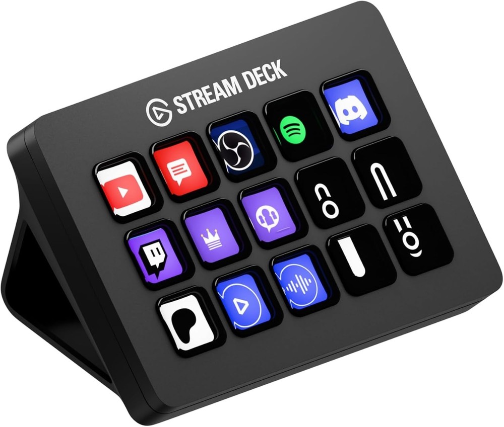 Compact Stream Deck MK.2: 15 Customizable Keys for Enhanced Streaming Experience