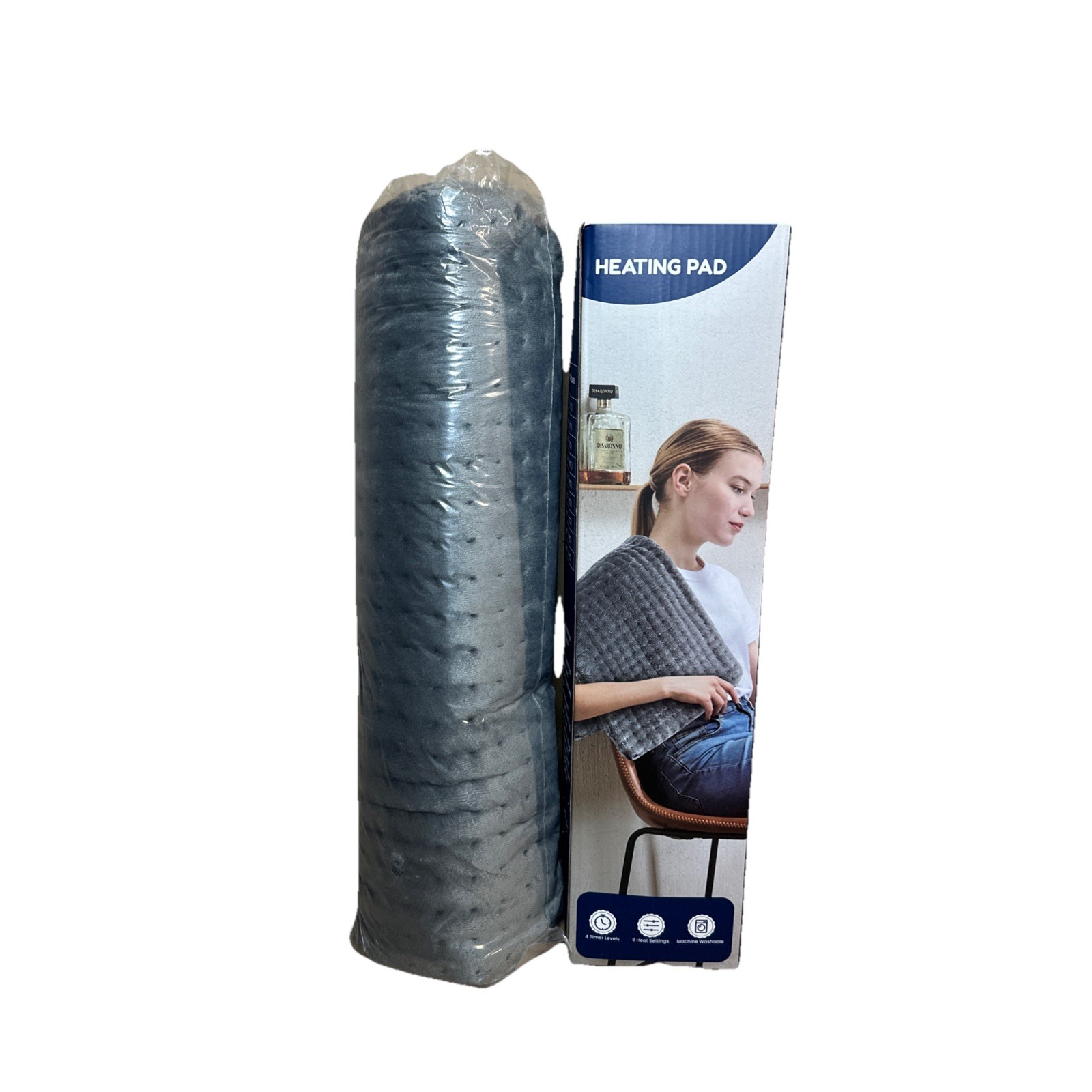 Heating Pad: 33 x 17 inches Electric Heating Pad for Back - Extra Large Heat ...