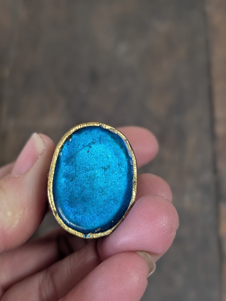 Vintage Cloisonne Snuff Trinket Pill Box