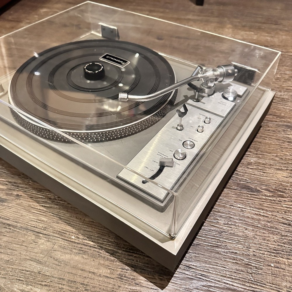 Pioneer PL-A38 Belt Drive Automatic S-Shaped Arm Turntable Tested FullyFunction