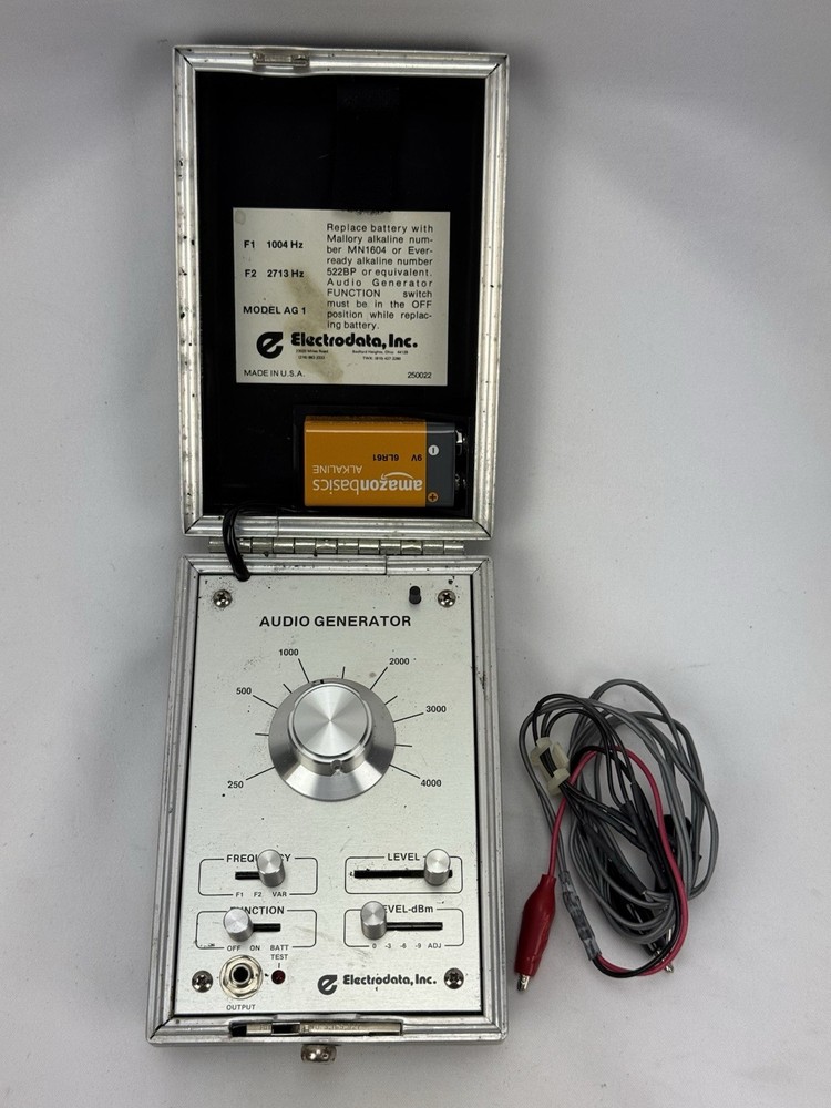Electrodata, Inc. AG1 Audio Generator - Tested