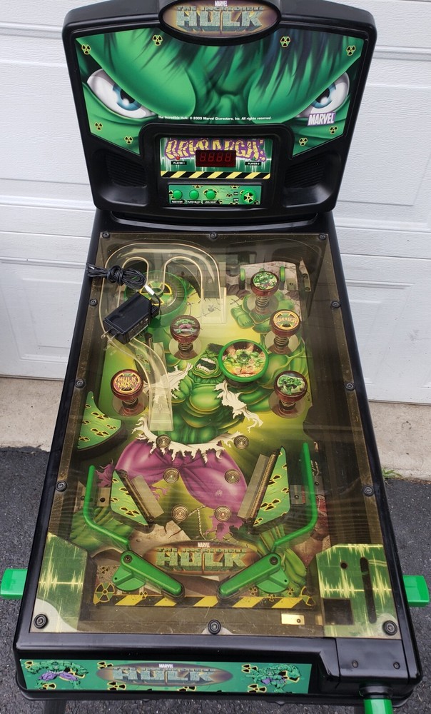 2003 incredible hulk marvel pinball machine