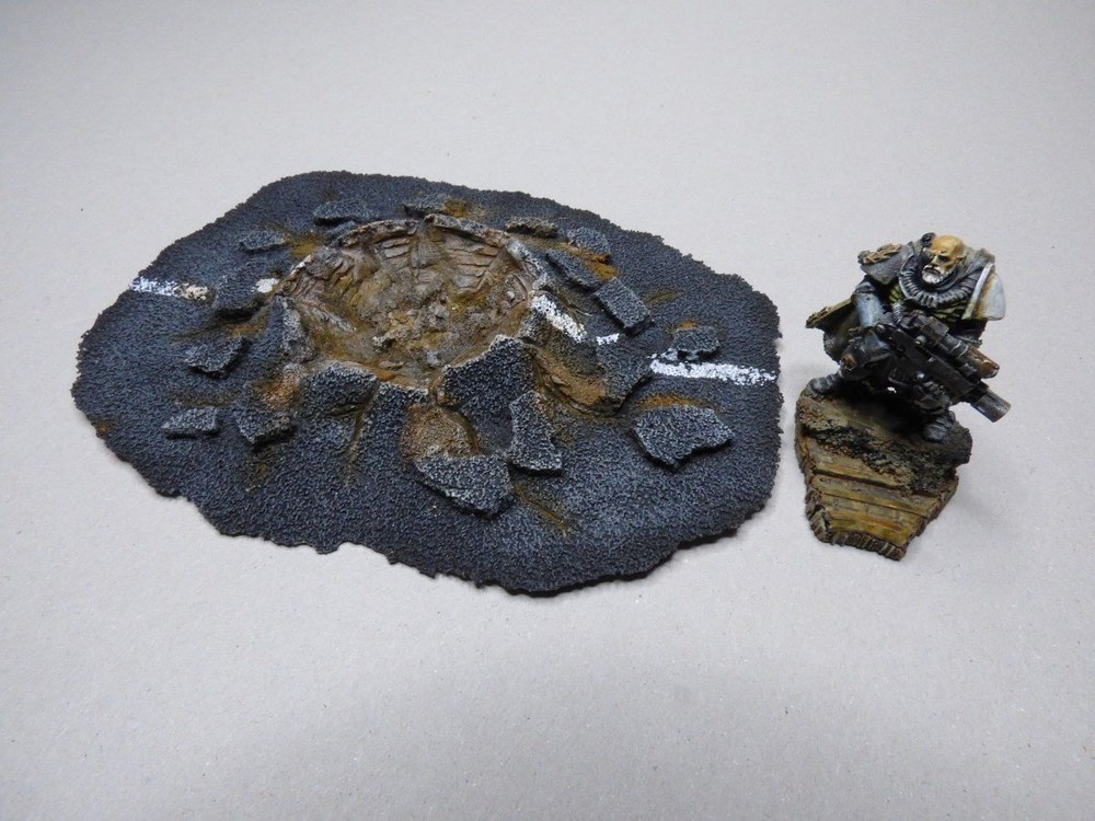 TERRAIN SCENERY ASPHALT CRATER (A) - INFINITY - WARMACHINE